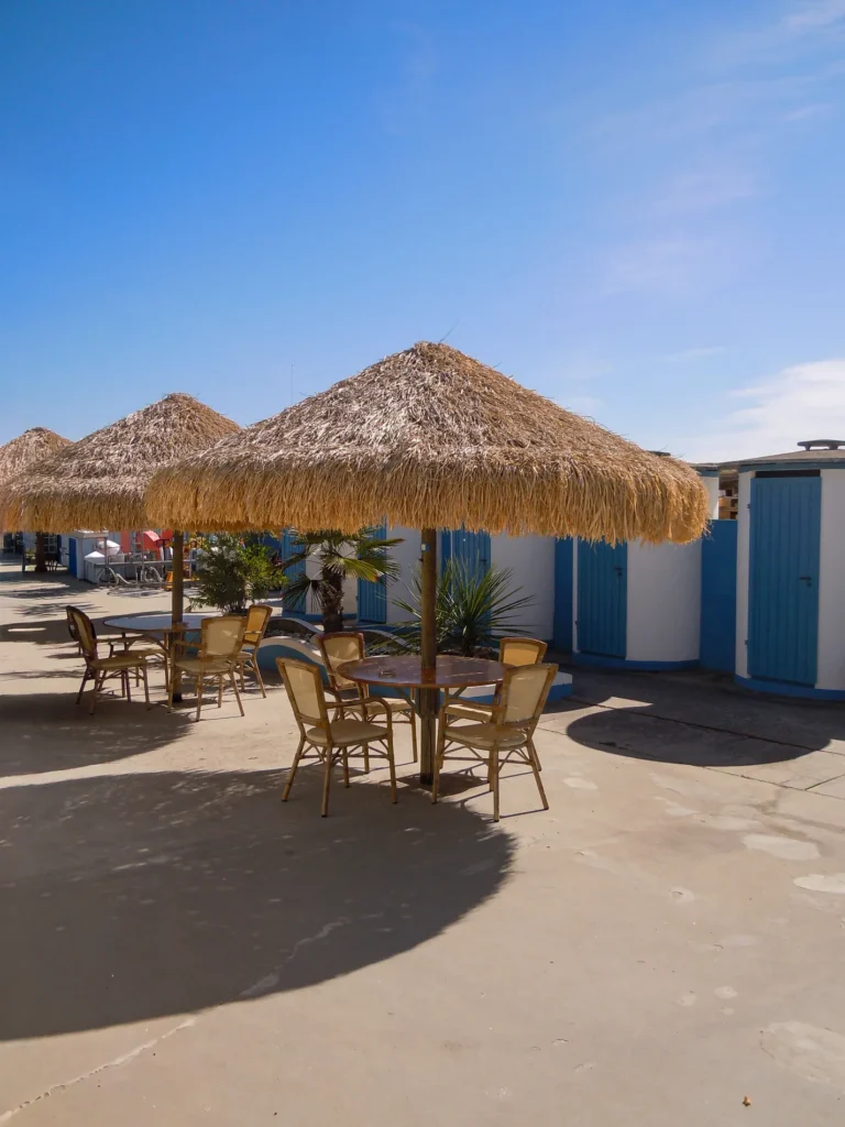 Parasol hawa&iuml;en style hawaii ethnique exotique &eacute;tablissements baln&eacute;aires lidos restaurants plages parcs h&ocirc;tels piscines