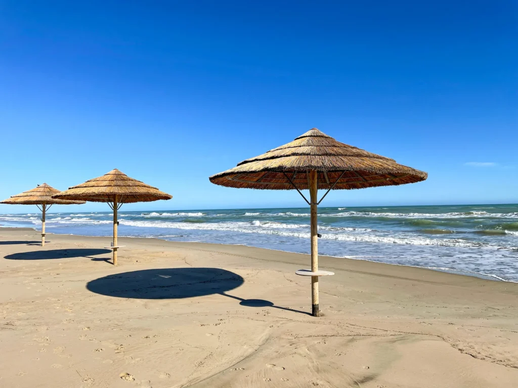 Parasols africains roseau africain ethniques exotiques &eacute;tablissements baln&eacute;aires lidos restaurants plages parcs h&ocirc;tels piscines